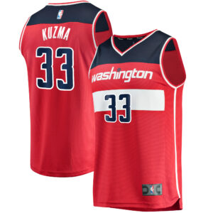 Kyle Kuzma Washington Wizards  2021/22 Fast Break Replica Jersey - Icon Edition - Red