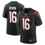 Trenton Irwin Cincinnati Bengals  Game Player Jersey - Black