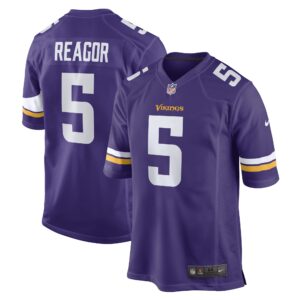 Jalen Reagor Minnesota Vikings  Game Player Jersey - Purple