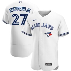 Men's  Toronto Blue Jays #27 Vladimir Guerrero Jr. White Home 2020 Player Jersey
