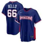 Brayan Bello #66 Dominican Republic Baseball 2026 World Baseball Classic Road Stadium Jersey - Royal