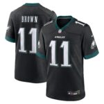 A.J. Brown Philadelphia Eagles #11 Alternate Game Jersey - Black