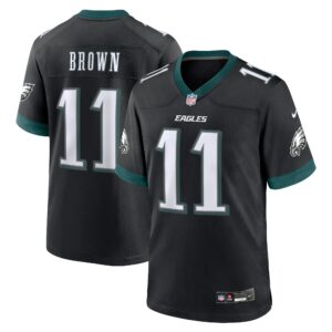 A.J. Brown Philadelphia Eagles #11 Alternate Game Jersey - Black