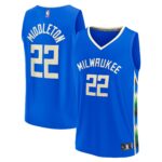 Khris Middleton Milwaukee Bucks  2022/23 Fastbreak Jersey - City Edition - Royal