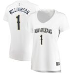 Zion Williamson New Orleans Pelicans  Women's Fast Break Replica Jersey - Association Edition - White