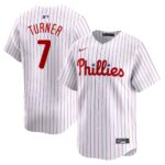 Philadelphia Phillies Trea Turner #7 White Home Limited Player Jersey