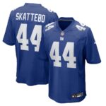 Men's New York Giants #44 Cam Skattebo Blue Limited Stitched Jersey