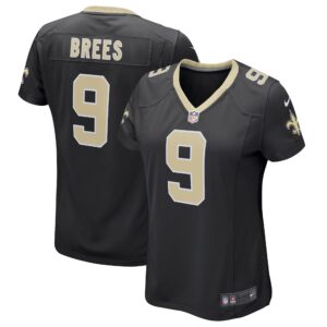 Drew Brees New Orleans Saints Women's Game Player Jersey - Black