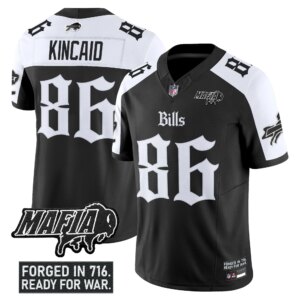 Dalton Kincaid #86 Buffalo Bills BUF 'Gothic Cold Front Edition' Vapor Limited Jersey V2 - All Stitched