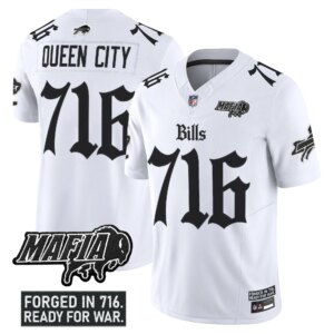 Queen City 716 #716 Buffalo Bills BUF 'Gothic Cold Front Edition' Vapor Limited Jersey V2 - All Stitched