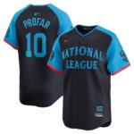 Men's National League #10 Jurickson Profar  Navy 2024 All-Star Game Cool Base Jersey