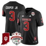Omar Cooper Jr. #3 Ndiana Hoosiers Indiana H Vapor Limited Football Jersey - Rose Bowl Champions - All Stitched