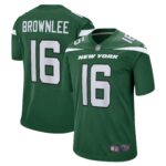 Jason Brownlee New York Jets  Game Jersey - Gotham Green