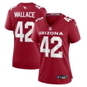 K'Von Wallace Arizona Cardinals Women's Team Game Jersey -  Cardinal