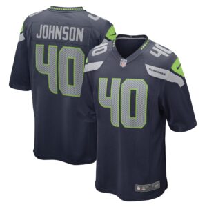 Darryl Johnson Seattle Seahawks  Game Player Jersey - College Navy