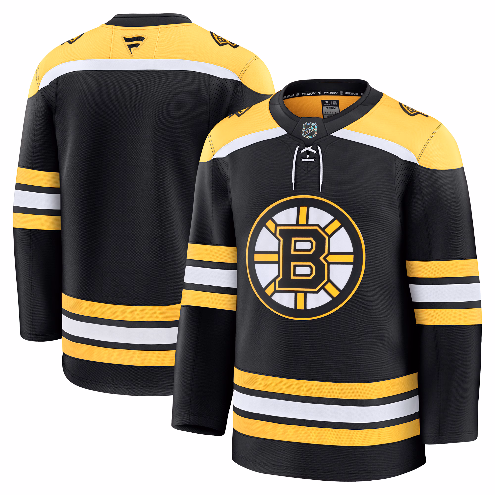 Boston Bruins Fanatics Black Home Premium Jersey