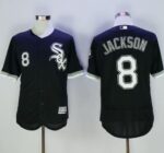 Chicago White sox #8 Bo Jackson Black Flexbase Collection Stitched Jersey