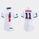 Men's San Diego Padres #11 Yu Darvish White 2021 All-Star Game Jersey