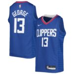 Paul George LA Clippers Youth 2021/22 Diamond Swingman Jersey - Icon Edition - Royal