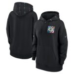 Women's  Black Green Bay Packers 2023 Crucial Catch Club Pullover Hoodie