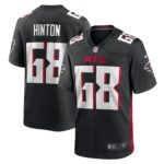 Atlanta Falcons Kyle Hinton #68 Black Team Game Jersey