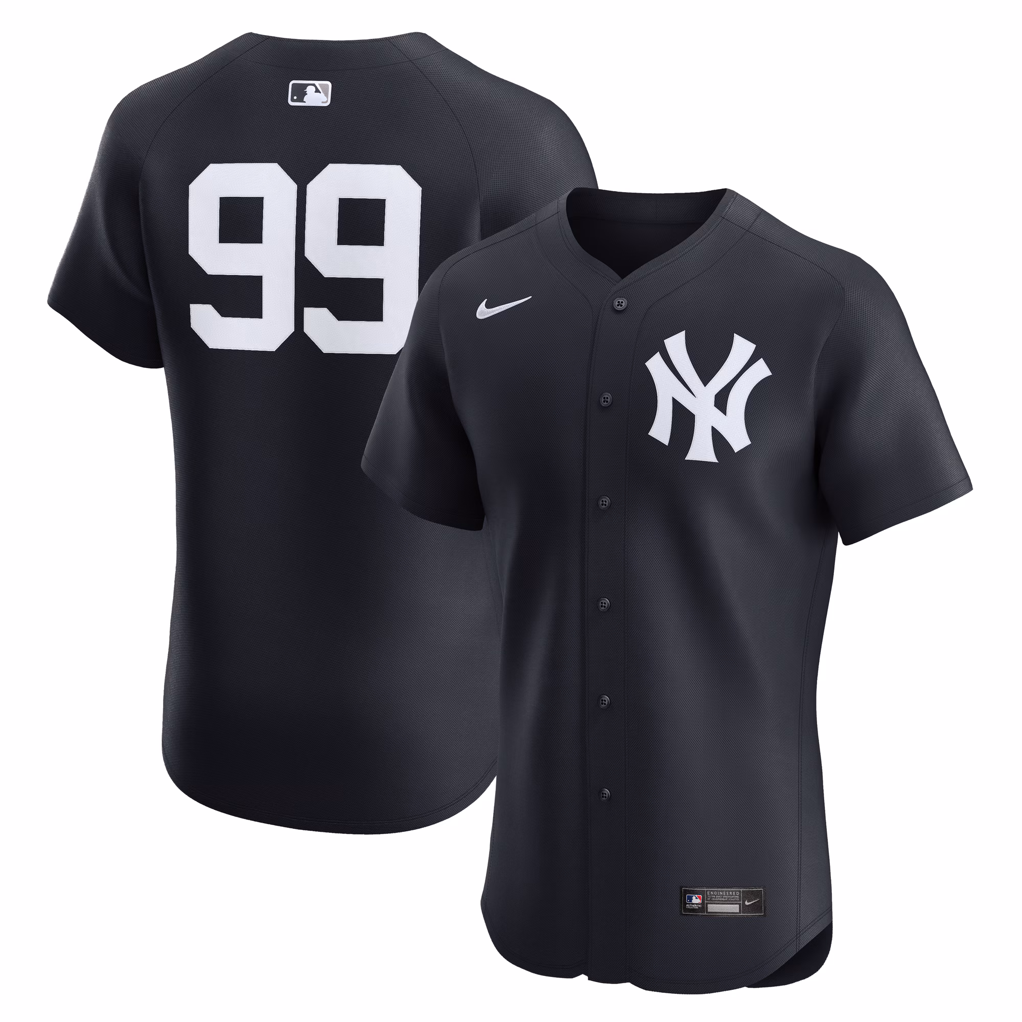 New York Yankees Aaron Judge #99 Navy Alternate 2 Elite Jersey
