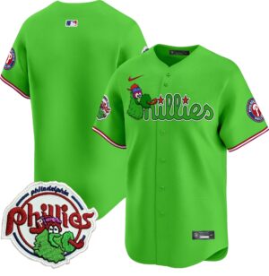 Team Philadelphia Phillies Phanatic Patch Vapor Premier Limited Jersey V3 - All Stitched