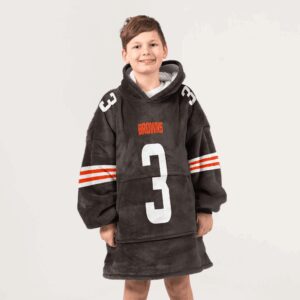 Kid J.J 3 Cleveland Football Unisex Blanket Hoodie