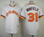 San Diego Padres #31 Dave Winfield White 1984 Turn Back The Clock Stitched Jersey