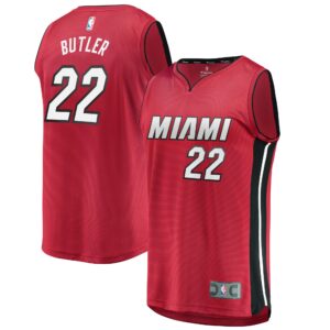 Jimmy Butler Miami Heat  Fast Break Replica Jersey Red - Statement Edition
