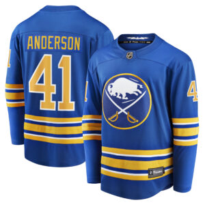 Craig Anderson Buffalo Sabres Home Breakaway Player Jersey - Royal