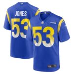 Ernest Jones Los Angeles Rams  Game Player Jersey - Royal