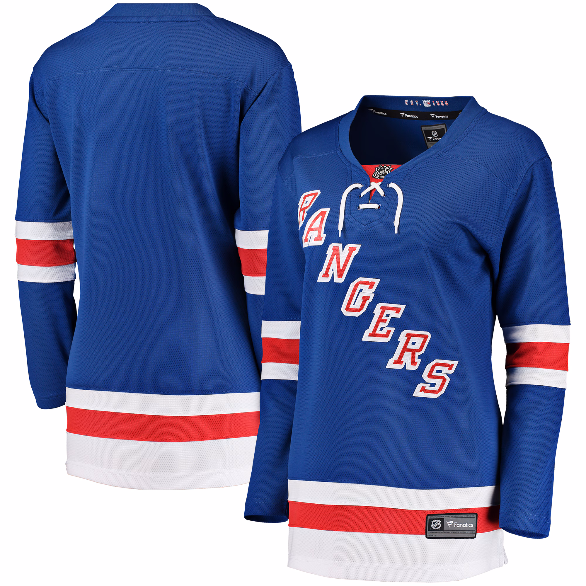 Women's New York Rangers Fanatics Blue Home Breakaway Jersey