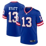 Jalin Hyatt New York Giants Team Game Jersey -  Royal