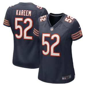 Khalid Kareem Chicago Bears Women's Team Game Jersey -  Navy