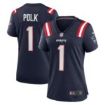 Ja'Lynn Polk New England Patriots Women's Team Game Jersey -  Navy