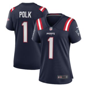 Ja'Lynn Polk New England Patriots Women's Team Game Jersey -  Navy