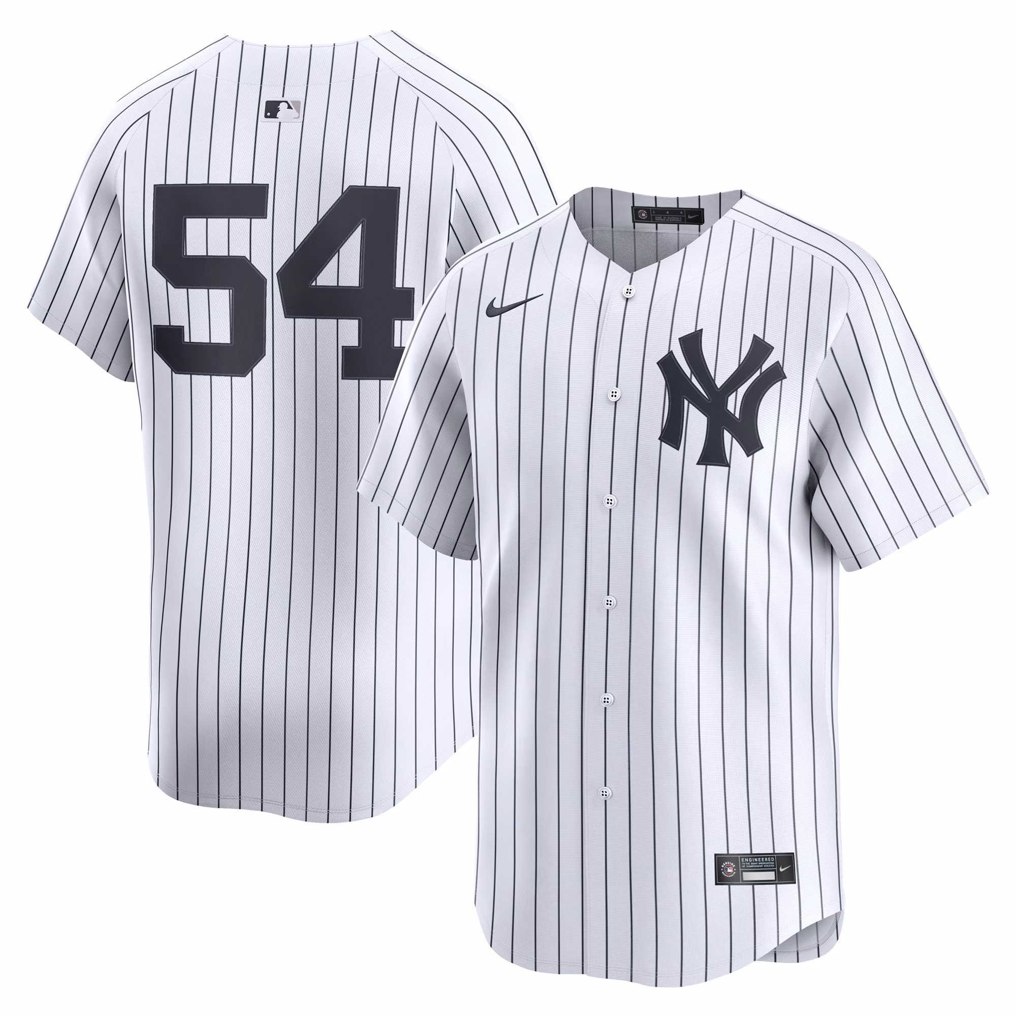 New York Yankees Max Fried #54 White Home Limited Player Jersey