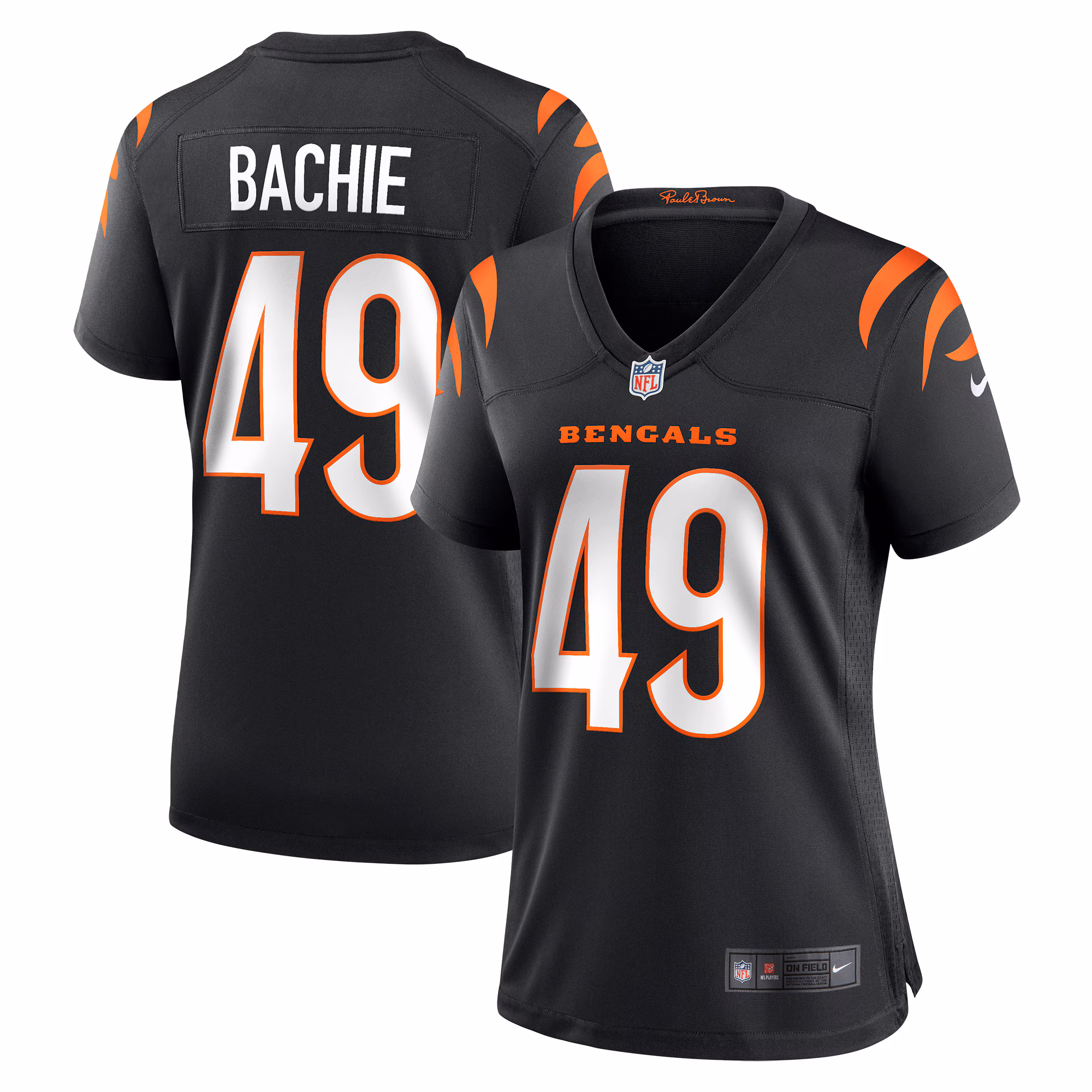 Joe Bachie Cincinnati Bengals Women's Game Jersey - Black
