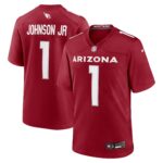Paris Johnson Jr. Arizona Cardinals  2023 Draft First Round Pick Game Jersey - Cardinal