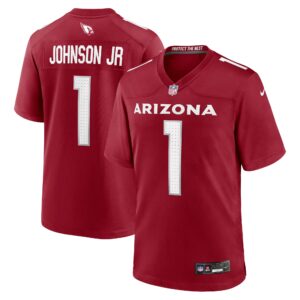 Paris Johnson Jr. Arizona Cardinals  2023 Draft First Round Pick Game Jersey - Cardinal
