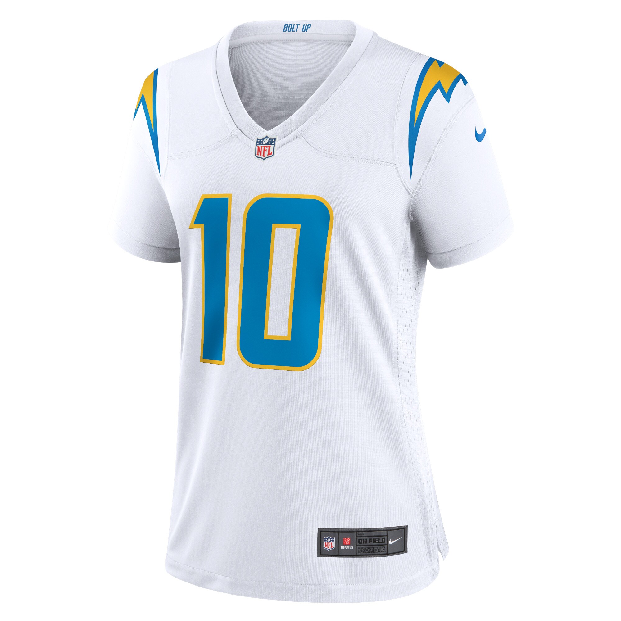 Justin Herbert Los Angeles Chargers Women's Game Jersey - White - Image 2