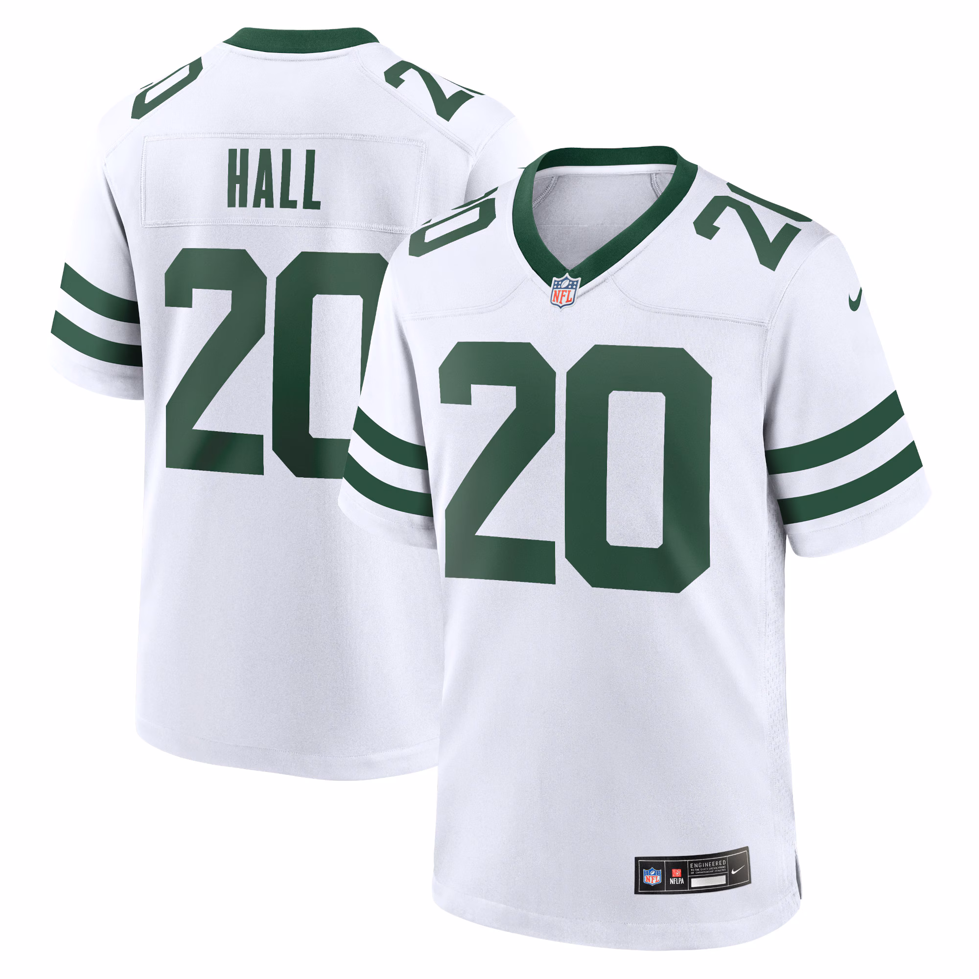 Breece Hall New York Jets Game Jersey - Legacy White