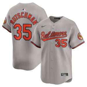 Baltimore Orioles Adley Rutschman #35 Gray Road Limited Player Jersey