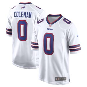 Keon Coleman #0 Buffalo Bills Game Jersey -  White