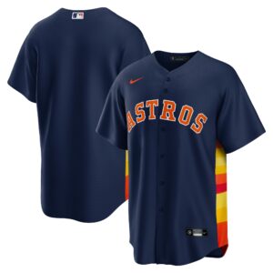 Houston Astros Navy Alternate Replica Team Jersey