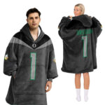 Adult Oregon 1 Football Unisex Blanket Hoodie