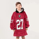 Kid N.C 27 Georgia Football Unisex Blanket Hoodie