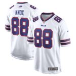 Dawson Knox Buffalo Bills Away Game Player Jersey - White