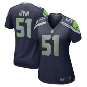 Bruce Irvin Seattle Seahawks  Women's Game Jersey - College Navy